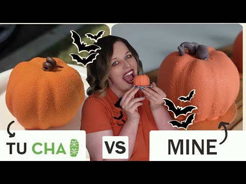 I Made The Viral Pumpkin Dessert from Tu Cha 🎃 (TikTok Fruit Pastry Desserts)
