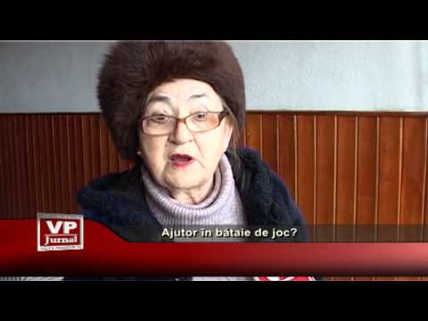 Ajutor în bătaie de joc?