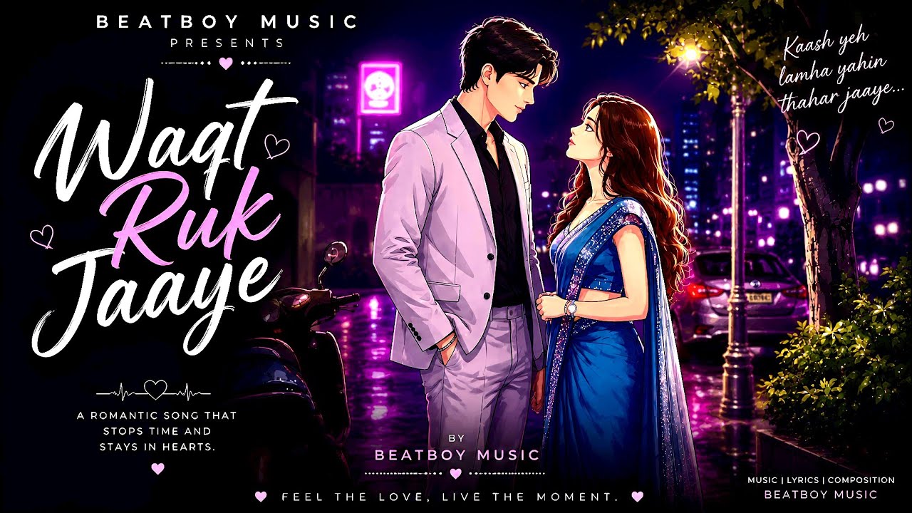 Waqt Ruk Jaaye - Beatboy Music | | Romantic Song | Kash Yeh Lamha Yahi Tham Jaye 💞 by Beatboy Music