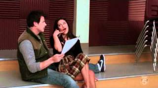 Glee - Smile - Rachel Berry and Finn Hudson (Cory Monteith)