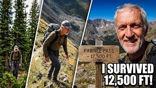 High Altitude Hiking - Crossing Pawnee Pass at 12,500 Feet