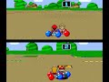 Super Mario Kart SNES Battle Mode 2 Player 60fps