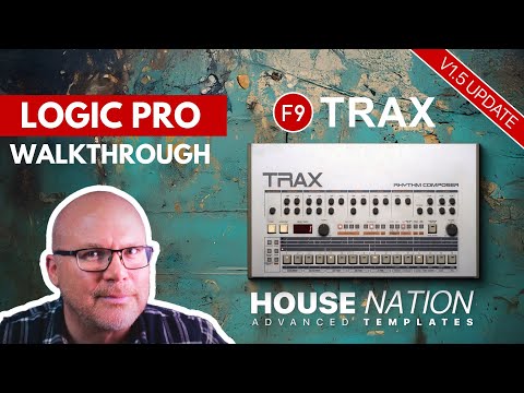 MAKING 90s HOUSE in Logic Pro with  F9 TRAX House Nation - Advanced Logic Templates