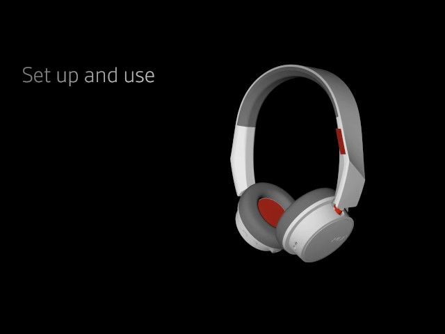 Plantronics BackBeat 500 Auscultadores Bluetooth Cinzentos/Verdes video