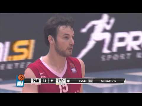 ABA Liga 2015/16, Round 25 match: Partizan NIS - Cedevita (29.2.2016)