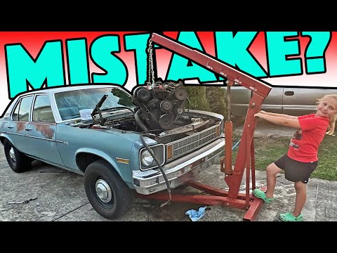 DIRT CHEAP Engine Swap - Daddy Daughter V8 Beater Project!