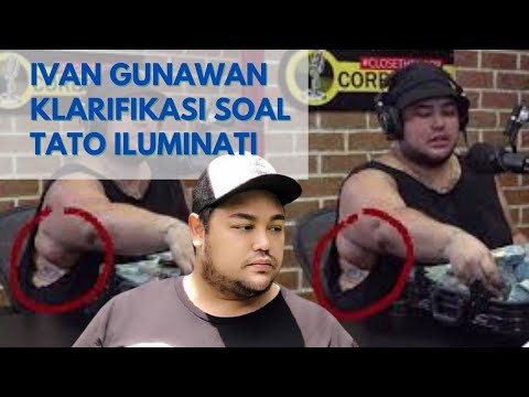 KLARIFIKASI IVAN GUNAWAN SOAL TATO MIRIP SIMBOL ILUMINATI