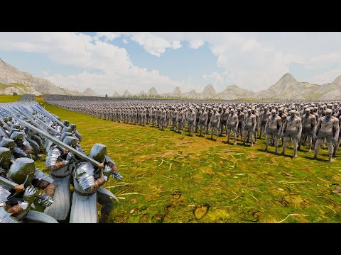 10,000 HEAVY KNIGHTS vs 500,000 ZOMBIES - Ultimate Epic Battle Simulator 2 | UEBS 2