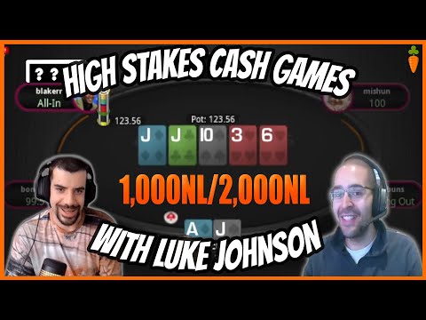 High Stakes Online Poker Session #1: 1000NL/2000NL Cash Games ft. Luke (Clanty) Johnson