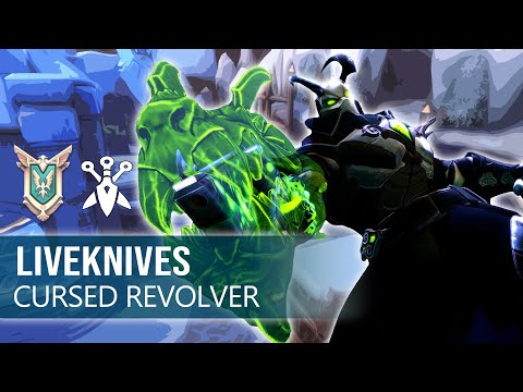 LiveKnives Androxus BEST FLICK 32 KILLS Paladins Competitive | Master | CURSED REVOLVER