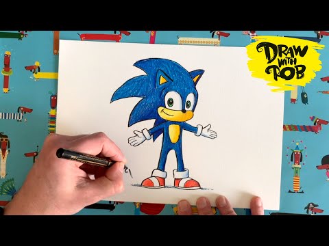 Drawwithrob Special Edition Sonic The Hedgehog