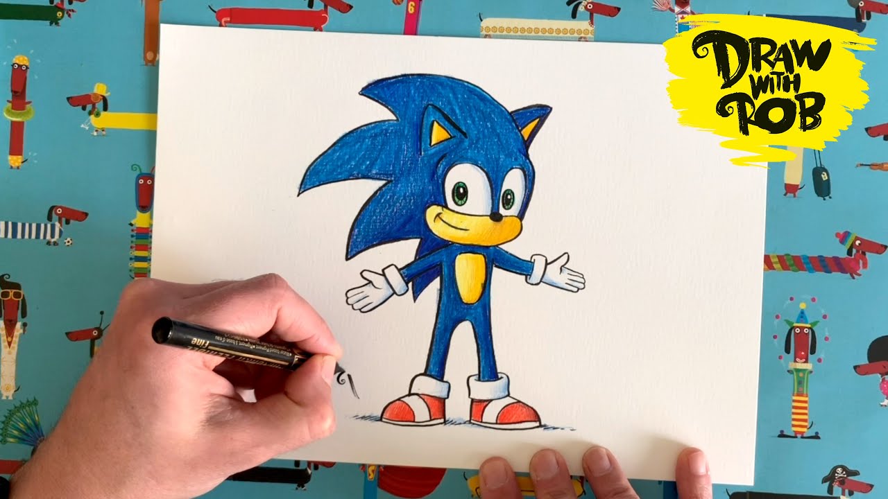 #DrawWithRob *SPECIAL EDITION* Sonic the Hedgehog