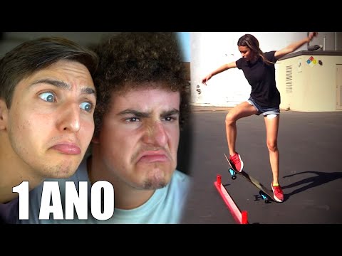 APRENDENDO SKATE EM 1 ANO (Do ZERO)