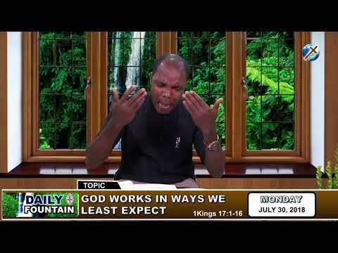 DAILY FOUNTAIN OF JULY 30, 2018 - VEN. STEPHEN WOLEMONWU