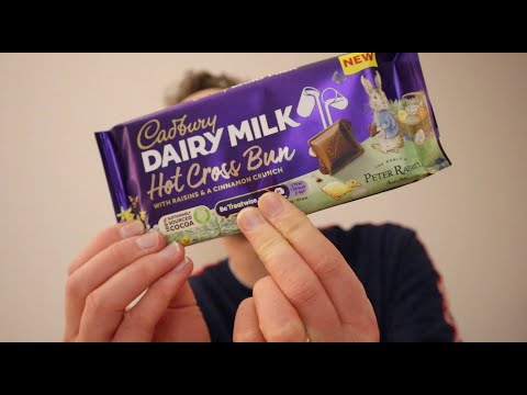 Cadbury Dairy Milk Hot Cross Bun Chocolate Review - Taste Test
