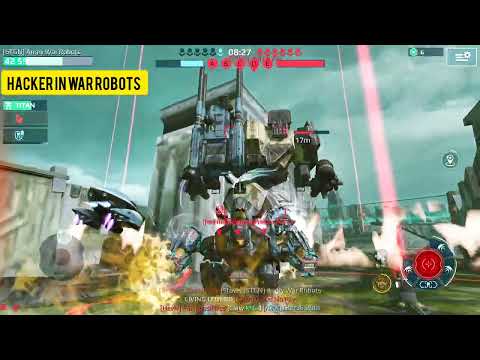 Caught and Killed Hacker 🤣 Titan in War Robots Beacon Rush Game | Major PROBLEM @angrywr