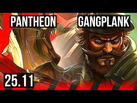 PANTHEON vs GANGPLANK (TOP) | Dominating | KR Master | 25.11