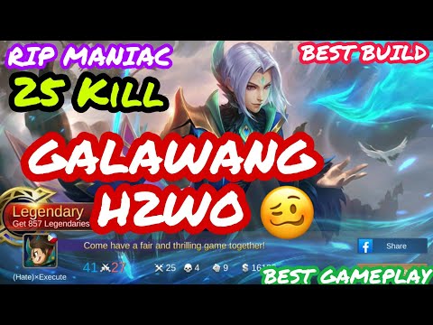 GALAWANG H2WO 25KILL LING BEST BUILD,  BEST GAMEPLAY.