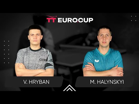 15:55 Vadym Hryban - Mykola Halynskyi 17.06.2025 TT Euro.Cup Ukraine Elite. TABLE 3