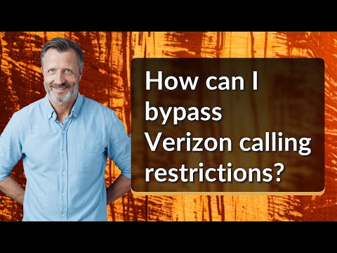 Calling Restrictions Verizon