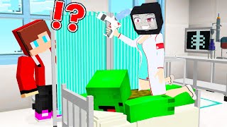 JJ Find DOCTOR TV GIRL with Mikey in HER SECRET HOUSE! CAN BE IT A TRAP in Minecraft - Maizen