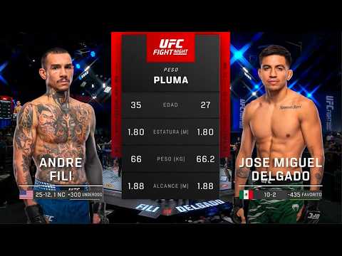 Video: #NocheUFC Pelea Gratis: Delgado vs Fili