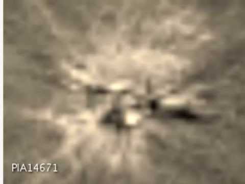 Mysterious structures on the asteroid Vesta