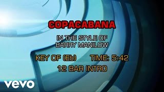 Barry Manilow - Copacabana (Karaoke)