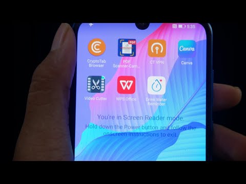 How To Turn Off The Accessibility Screen Reader On Huawei Devices