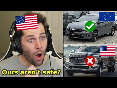 American Reacts to Why European Cars Are SAFER Than US Cars