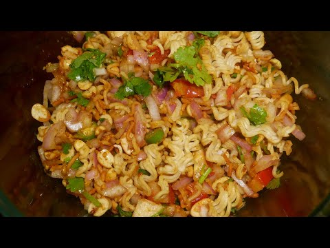 Maggi Bhel Recipe | 5 Minute Easy Snacks Recipe | Easy Snacks to Make at Home /Instant Snack Noodles
