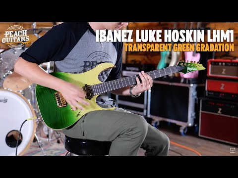 Ibanez Signature Models | LHM1 - Luke Hoskin - Transparent Green Gradation