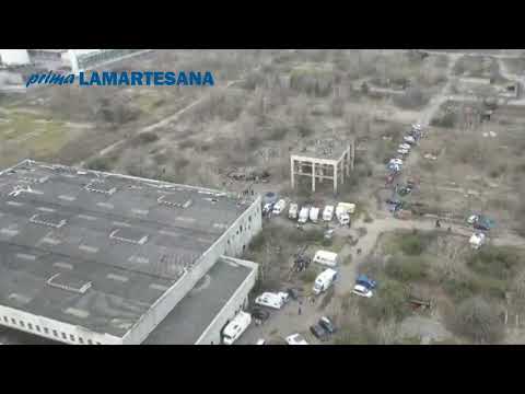 Rave party a Rodano: le riprese dall'alto