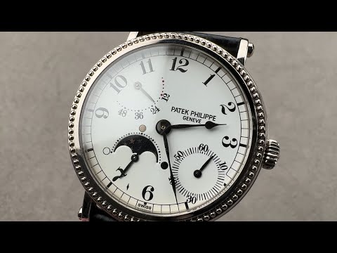 Patek Philippe 5015 Moonphase Officer's Watch (5015G) Patek Philippe Watch Review