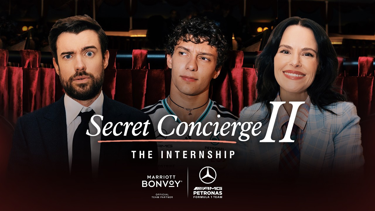 Jack Whitehall & Emily Hampshire Surprise Kimi Antonelli in Montreal