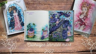 Coloriages terminés Mars 2022