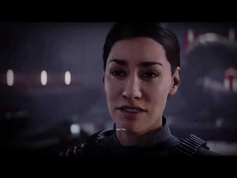 Star Wars battlefront 2 story  pt3 no commentary 35:26 leia butt and t-bag time + weed gun !