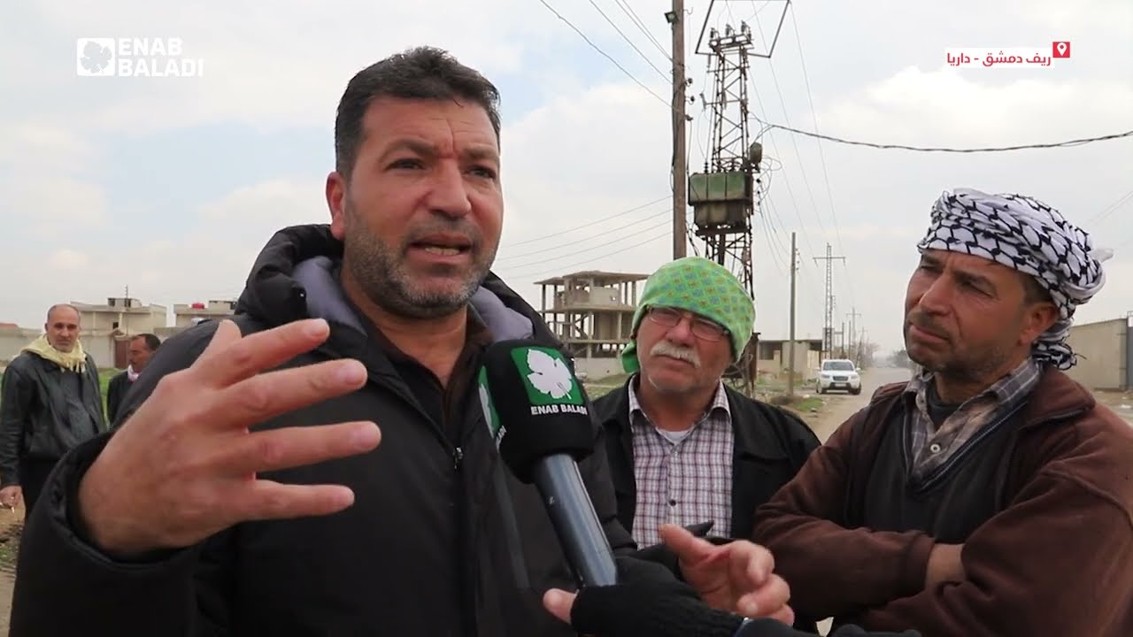 النهر الغربي في داريا.. فيضانات متكررة تغمر الأراضي وتهدد المنازل