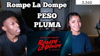 Rompe La Dompe (Video Oficial) - Peso Pluma, Junior H, Oscar Maydon |REACTION|