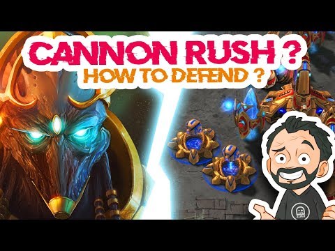 How to DEFEND a Cannon Rush? (WITHOUT Micro)  - StarCraft 2