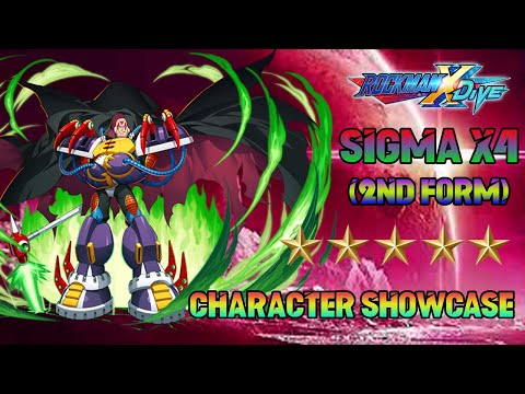 MegaMan X DiVE - Sigma (X4 2nd Form) 5* Character Showcase