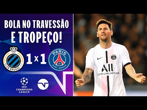 Gols e lances de Club Brugge x PSG