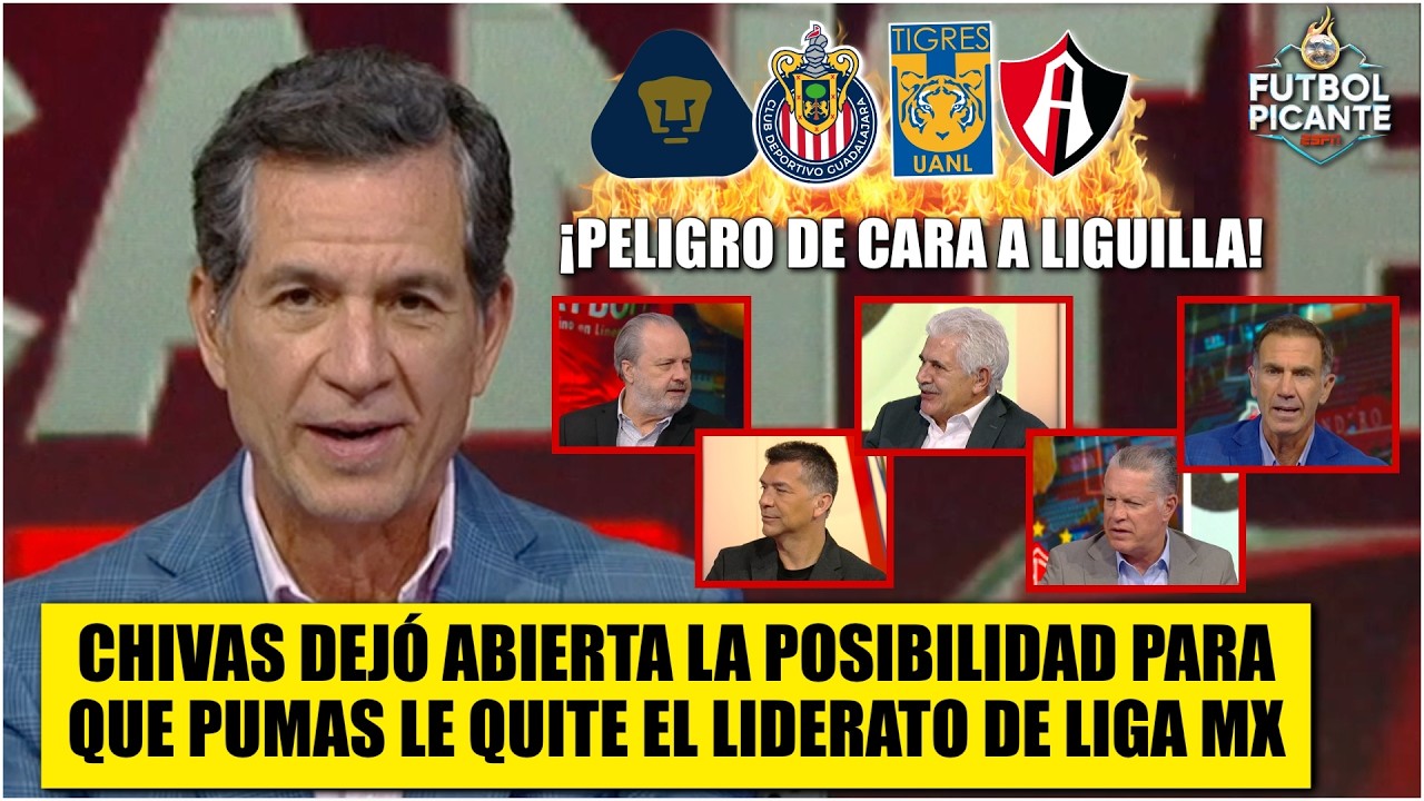 CHIVAS NO PUDO y NO ASEGURA LIDERATO. Sigue cerrada la lucha por lugar en LIGUILLA | Futbol Picante