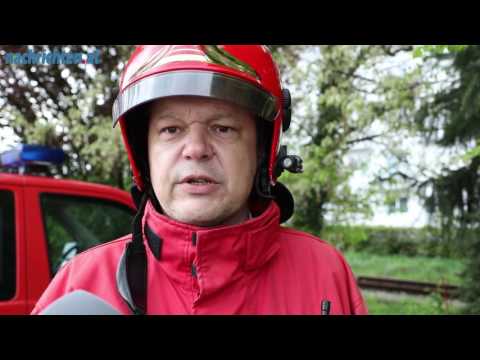 Kleintransporter von Triebwagen der Almtalbahn erfasst