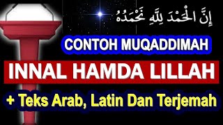 Muqaddimah Innal Hamba Lillah, Lengkap Teks Latin dan Arti Indonesia - Ust. Mahmud Asy-Syafrowi
