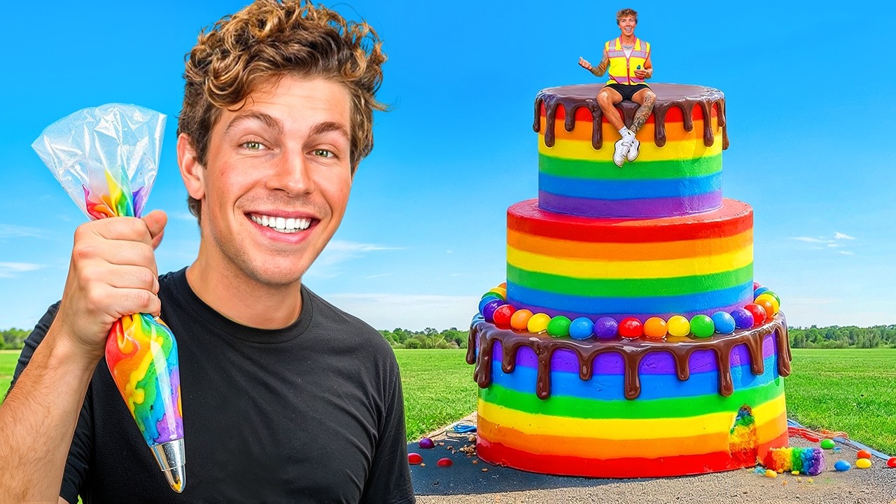 TINY vs GIANT Cake Challenge!