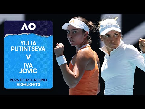 Yulia Putintseva v Iva Jovic Highlights | Australian Open 2026 Fourth Round