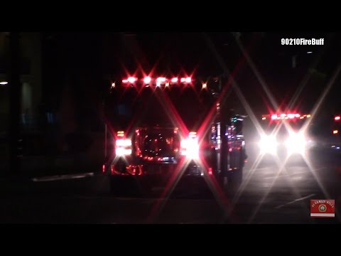 LAFD Light Force 61 Responding