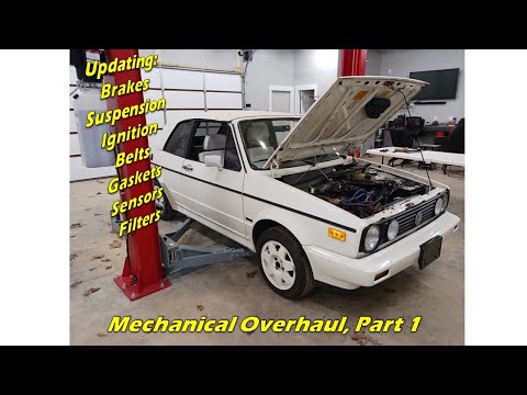 1989 Volkswagen Cabriolet Mechanical Overhaul, Part 1