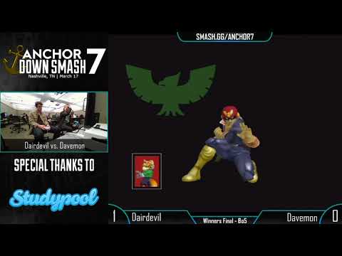 ADS7 - Melee Singles - DairDeviL (Fox) VS Davemon (Falcon) - Winners Finals